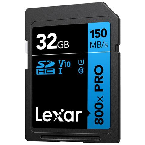 Scheda Sdhc Ultraveloce Uhs-i V10 800x Pro Da 32 Gb, Noir / Bleu - Foto 4
