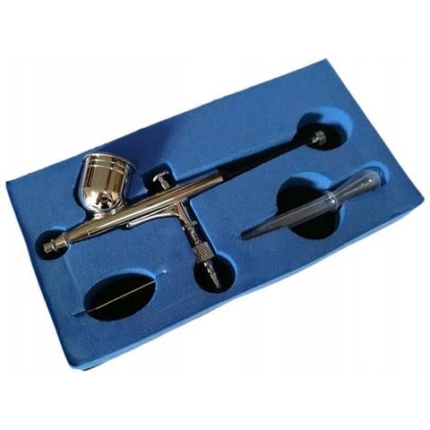 Aerografo Per Verniciatura Con Ugello 0,3mm - Serbatoio In Metallo | Precisione E Durata | Uso Universale In Arte E Modellismo - Foto 8