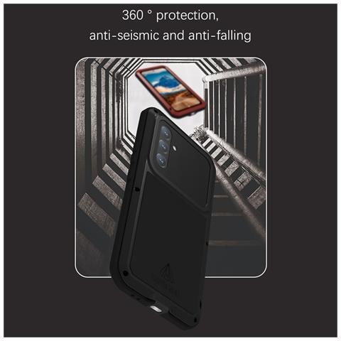 Pellicola Protettiva per Galaxy A54 5G - Silicone+Vidrio+Metallo, Rosso - Foto 4