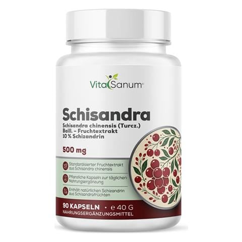Schisandra chinensis 500 mg 90 Capsule Integratore alimentare - Foto 2