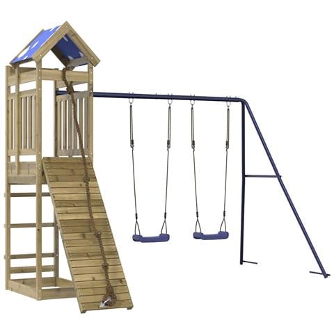 Set da Gioco da Esterno in Legno di Pino Impregnato - Foto 1