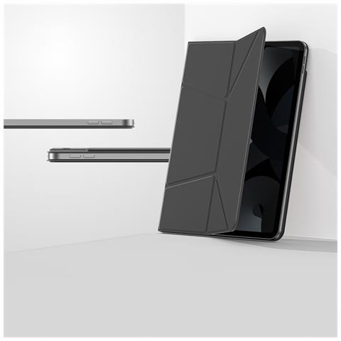 Custodia Per Ipad Air M3 11 Con Supporto Nera Amazingthing - Foto 6