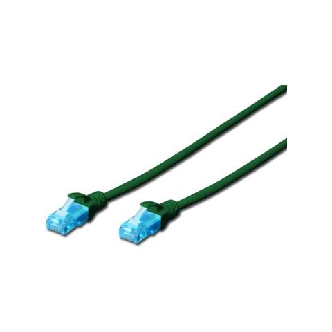 Cavo Rete Utp Cat. 5E Non Schermato - Lunghezza Mt. 0,5 - Colore Verde - Foto 2