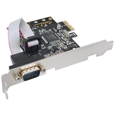In line scheda seriale aggiuntiva, i0-controller, pcie (pci-express) , 1x sud-d 9pin maschio, moschip mcs9901 - Foto 1