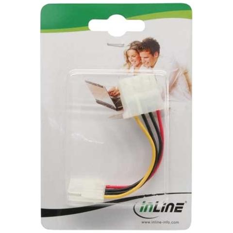 adattatore alimentazione, , da 8,89cm (3,5") femmina a 13,34cm (5,25") maschio, 6cm - Foto 2