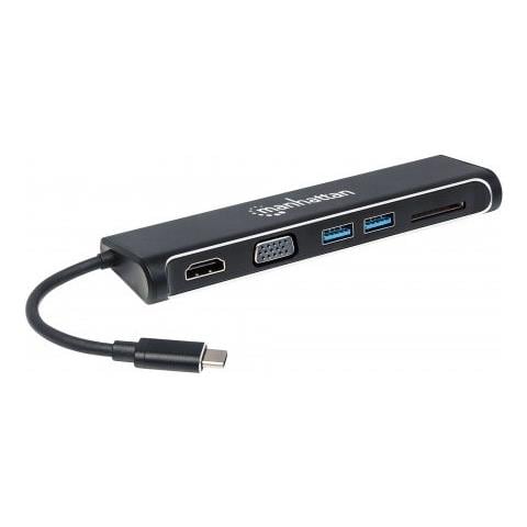 IADAP USBC-MULTISD - Convertitore USB-C a HDMI / VGA Docking Station 4-in-1 - Foto 5