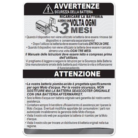 Batteria Acido Scout / Marlin - 12v-4,5ah Yzs4d /nautica - Foto 2