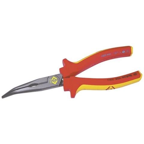 Pinza A Becchi Appuntiti Angolati 45° Vde 200 Mm - Foto 1