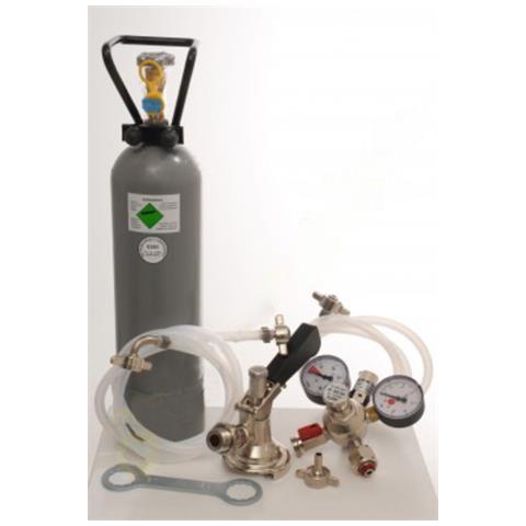 Pacchetto Accessori 2 Con Raccordo Köpi, 7mm Tubo Della Birra E 2,0 Kg Di Co2 Per 1 Linea Spillatore Birran - Foto 1