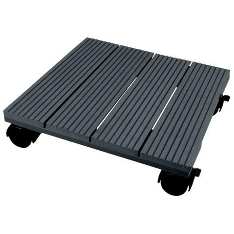 Tablette A Roulettes Pour Plantes - Bois Composite - H7 X 30 X 30 Cm - Foto 1