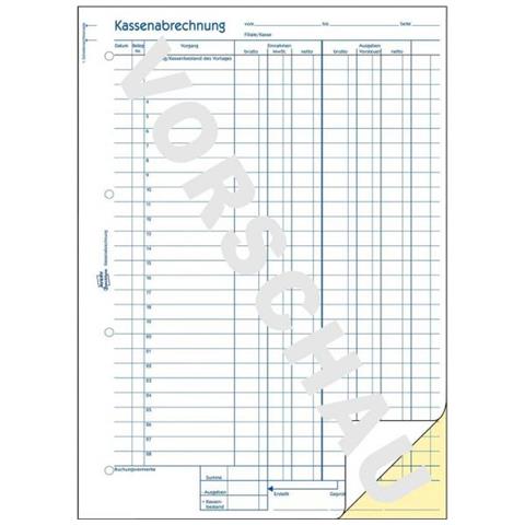 Zweckform Formularbuch ""kassenabrechnung"", Sd, A4 - Fr Den Markt: D - L - A (1757) - Foto 2