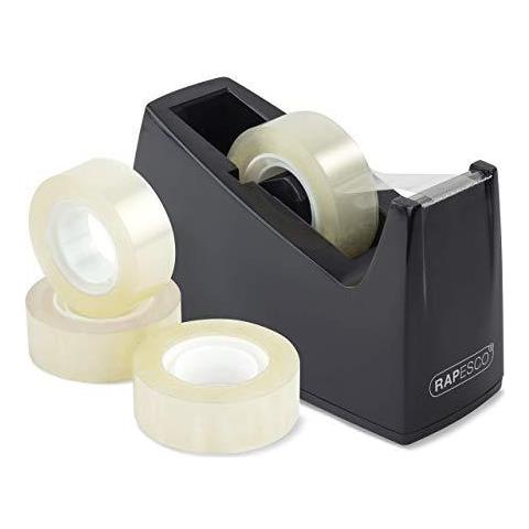 1619 300 Tape Dispenser 4 Tape Rolls - Nero - Foto 1