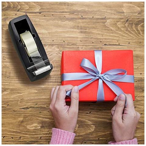 1619 300 Tape Dispenser 4 Tape Rolls - Nero - Foto 4