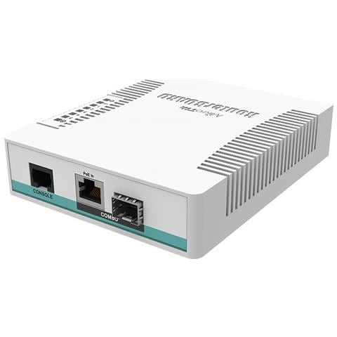 CRS106-1C-5S Gigabit Ethernet (10/100/1000) Supporto Power over Ethernet (PoE) Bianco switch di rete - Foto 1