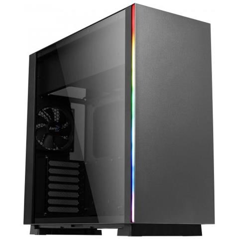 Glo Case Middle Tower Tempered Glass Panel Rgb Light - Foto 1