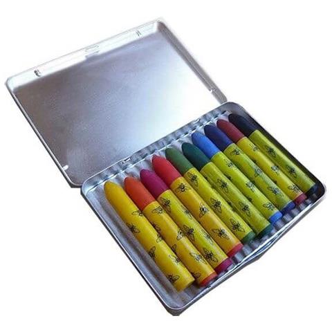 Scatola Di 10 Pastelli A Cera E Olio - Maya - Foto 2