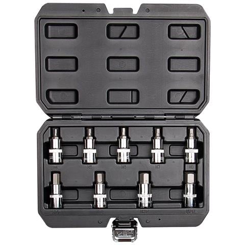 Set Chiavi A Bussola 9 Pz, 55mm, Attacco 1/2 Acciaio S2 - Foto 2