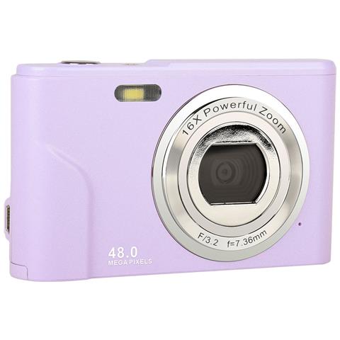 Fotocamera Digitale 1080p/48mp/16x Zoom Argento 5 Pezzi Purple - Foto 15