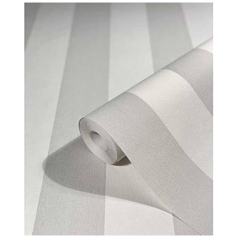 Carta da Parati Topchic Stripes Grigio e Bianco - Foto 2