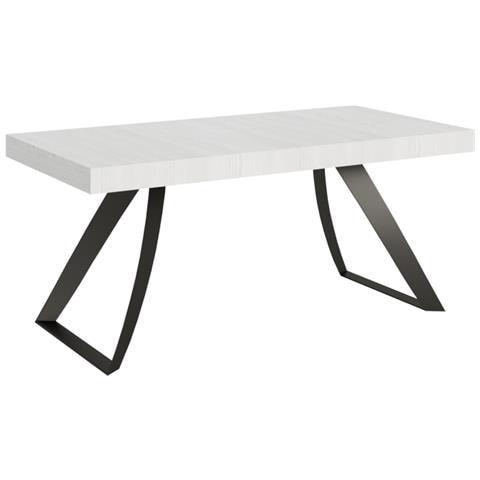 Tavolo Allungabile 90x180/440 Cm Proxy Telaio Antracite - Quercia Natura - Foto 1