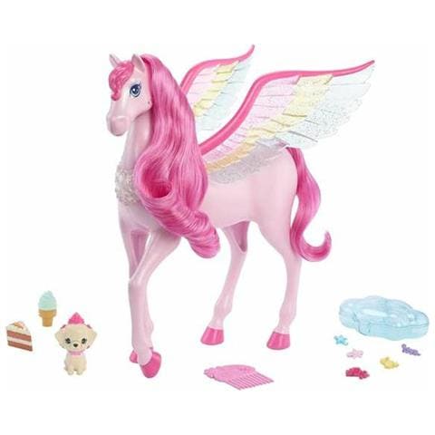 Cavallo Barbie Pegasus Rosa - Foto 1