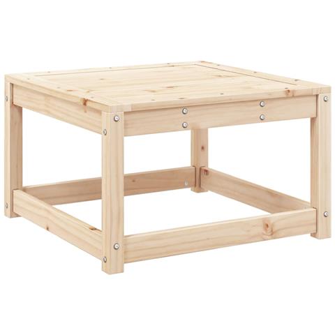 Poggiapiedi da Giardino in Legno Massello di Pino - Foto 2