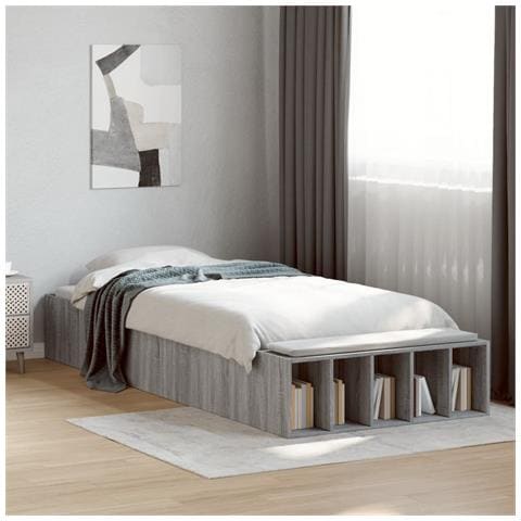 Giroletto Grigio Sonoma 75x190 Cm In Legno Multistrato - Foto 3