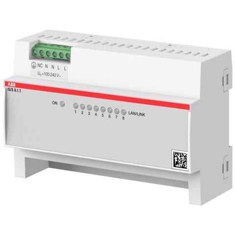 Is /s8.1.1 Din Montato Su Guida Attuatore Per Tendina /persiana 8 Canali - Foto 1