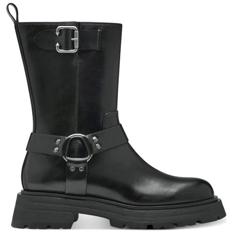 Black Casual Closed Booties Stivaletti Sintetico E Tessile Scarpe Donna Nero Eu 37, 1-25314-41 001 - Foto 2
