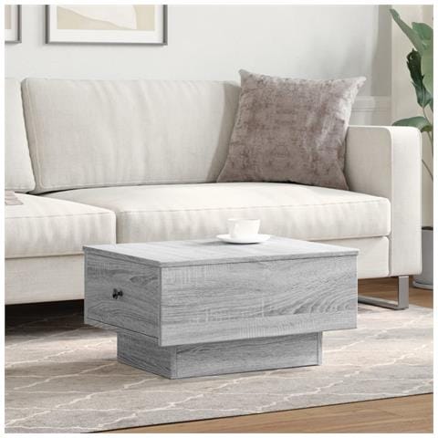 Tavolino Salotto Grigio Sonoma 60x45x31 Cm Legno Multistrato - Foto 3