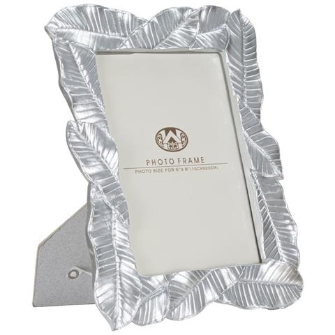 Portafoto Olistic 8 - Argento - Poliresina - 23x2,5x27,5 Cm - Foto 1