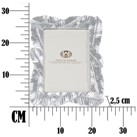 Portafoto Olistic 8 - Argento - Poliresina - 23x2,5x27,5 Cm - Foto 6