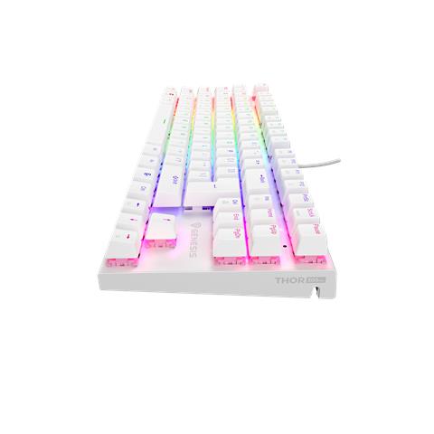 Thor 303 TKL tastiera Gaming USB QWERTY US International Bianco - Foto 2