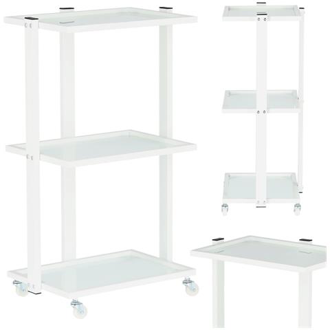 Carrello Portautensili Per Estetista Parrucchiere Per Il Centro/salone St027b Carrello Tavolino Universale Su Ruote - Foto 1