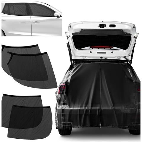 Set Di 5 Zanzariere Magnetiche Per Portellone Auto: Protezione Da Insetti E Zanzare M - Foto 1