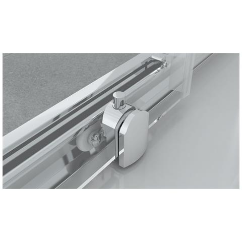 Box Doccia 90x90 Cm Semicircolare Angolare H195 Cm Elia Cromato - Foto 4