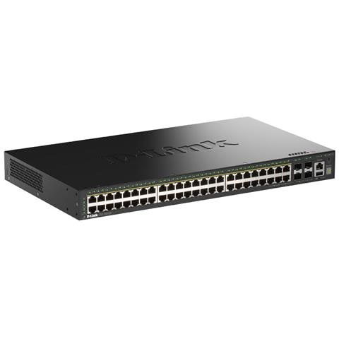 DGS-1530-52P /E switch di rete Gestito L2 Gigabit Ethernet (10/100/1000) Supporto Power over Ethernet (PoE) Nero - Foto 1
