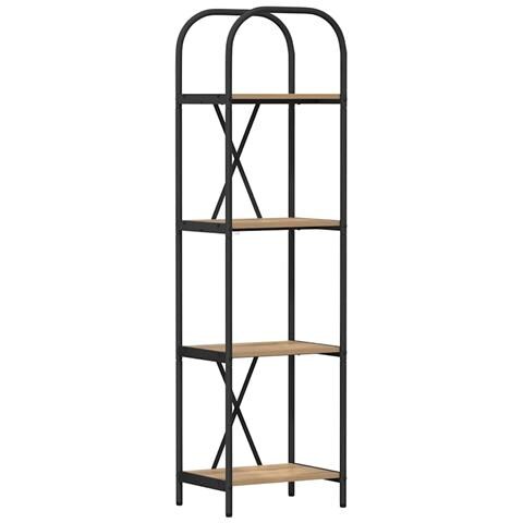 Libreria rovere artigianale 40 x 30 x 146 cm Legno multistrato - Foto 1