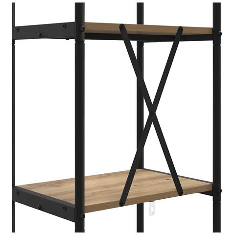 Libreria rovere artigianale 40 x 30 x 146 cm Legno multistrato - Foto 9