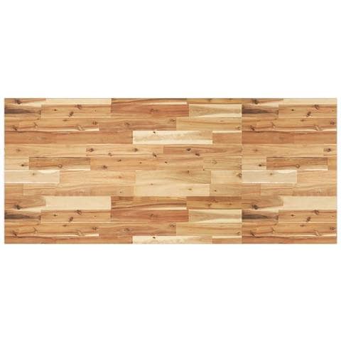 Piano Tavolo Rettangolare 120x60x2cm Legno Massello di Acacia - Foto 1