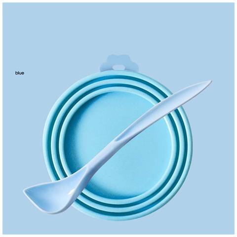 Coperchio In Silicone Universale Per Lattine Di Alimenti Per Animali Domestici - Sigillo Ermetico Per Freschezza Blue - Foto 4