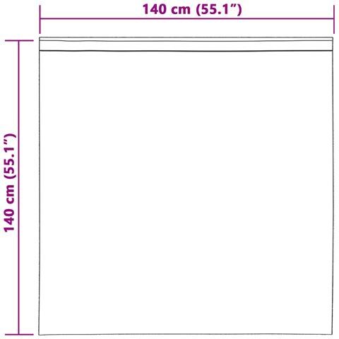 Tende Blackout  con Nastrino 2 pz in Velluto Nero - Foto 7