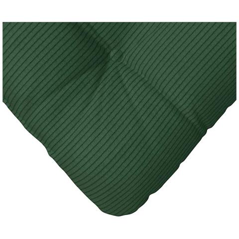Cuscini per Seduta 4 pcs Verde Scuro 45 x 45 cm - Foto 9
