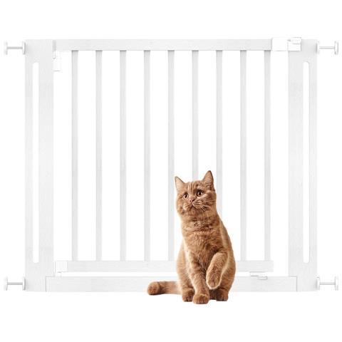 Bettacare Cancelletto Elegance In Legno, Bianco, 95cm - 103cm, Cancelletto Di Sicurezza A Pressione, Passaggio Extra Largo Di 73cm - Foto 1
