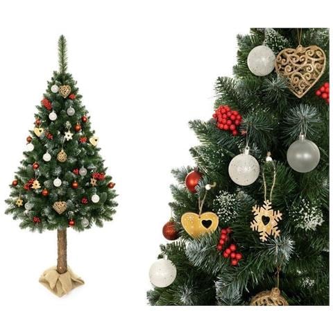 Base albero di Natale PREMIUM, solida e pesante, grande, per albero max 2,5 m, meccanismo automatico, verde - Foto 1