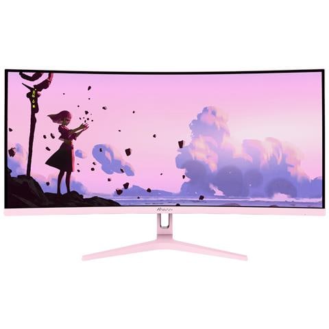 Nova 34? Curved Monitor PC 86,4 cm (34") 3440 x 1440 Pixel 4K Ultra HD LED Rosa - Foto 1