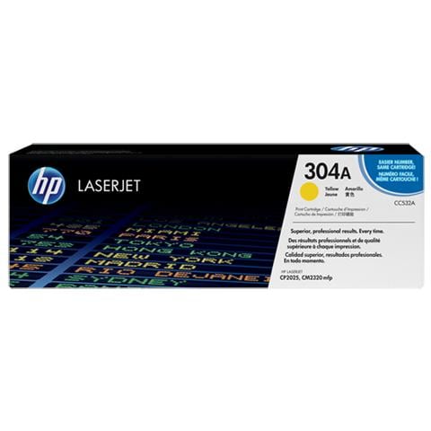 CC532A Toner Originale Giallo per Color LaserJet CM2320 Capacità 2800 Pagine - Foto 1