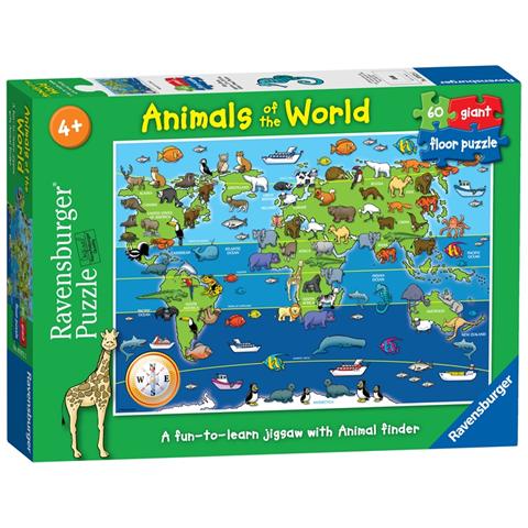 Puzzle Animali del Mondo 60 pz 70 x 50 cm 7072 - Foto 2