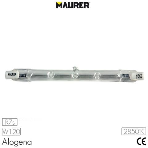 Lampadina alogena lineare luce calda 2850 K R7s W 230 2000 H 5 Pz - Foto 2