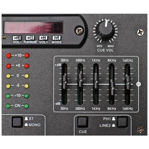 Mixer Dj professionale 4 canali con Bluetooth piu' display e USB SD + effetti sonori preimpostati - Foto 2
